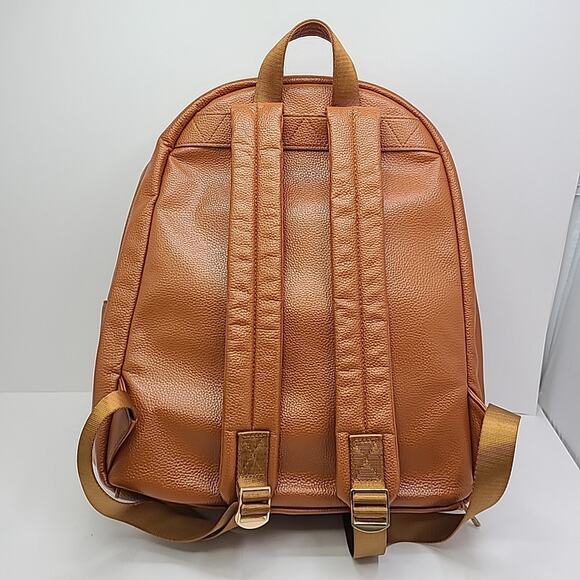 Young Living Tan Vegan Leather Backpack Holds 140 essential oils